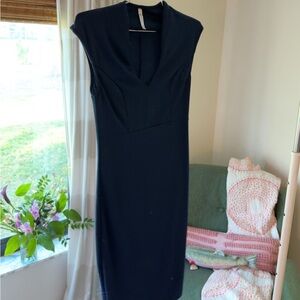 Elegant Navy Blue Dress